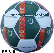 soccer balls flag